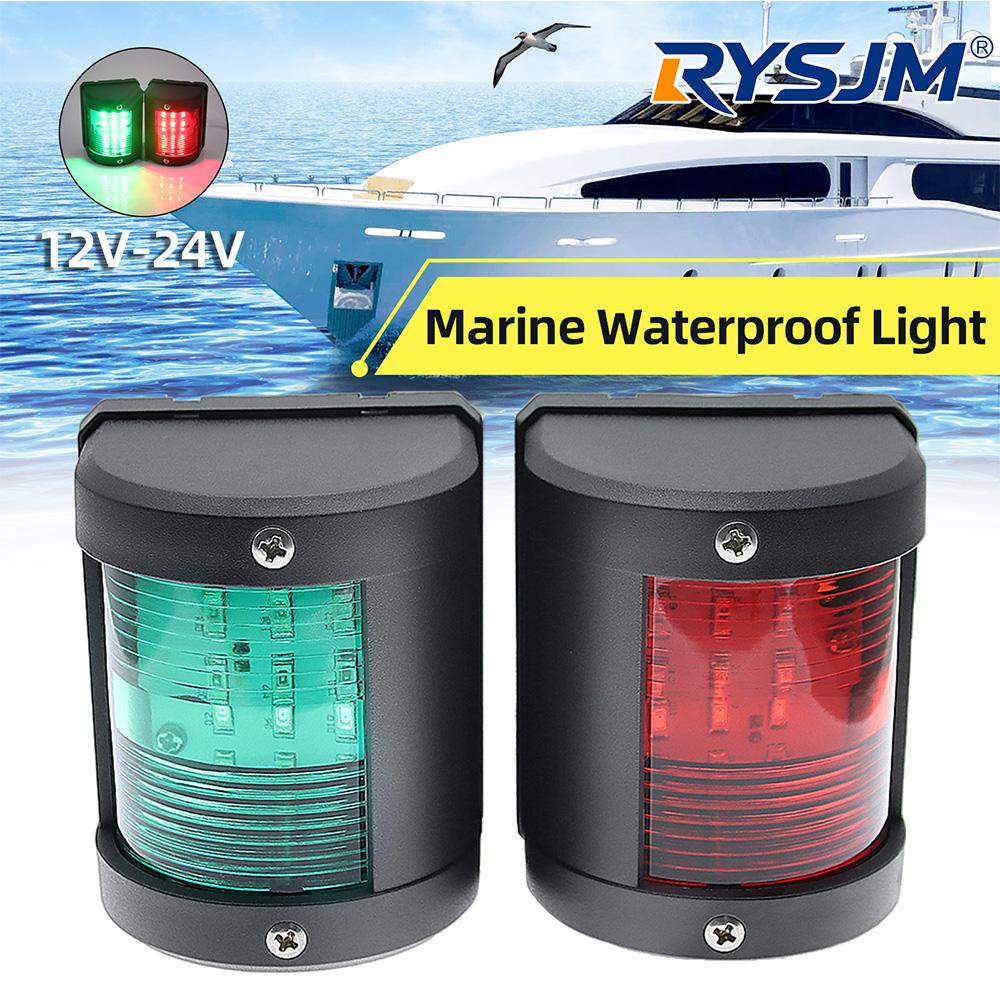 Running Gear Boat - Światło nawigacyjne LED 12V/24V, wodoodporne IP66,
