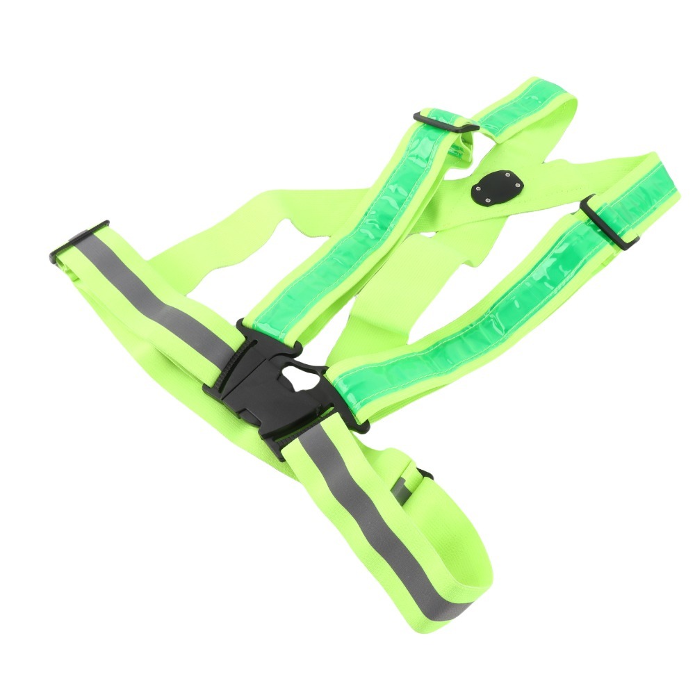 Reflective Running Gear Vest - Nowa poliestrowa kamizelka bezpieczeństwa LED z