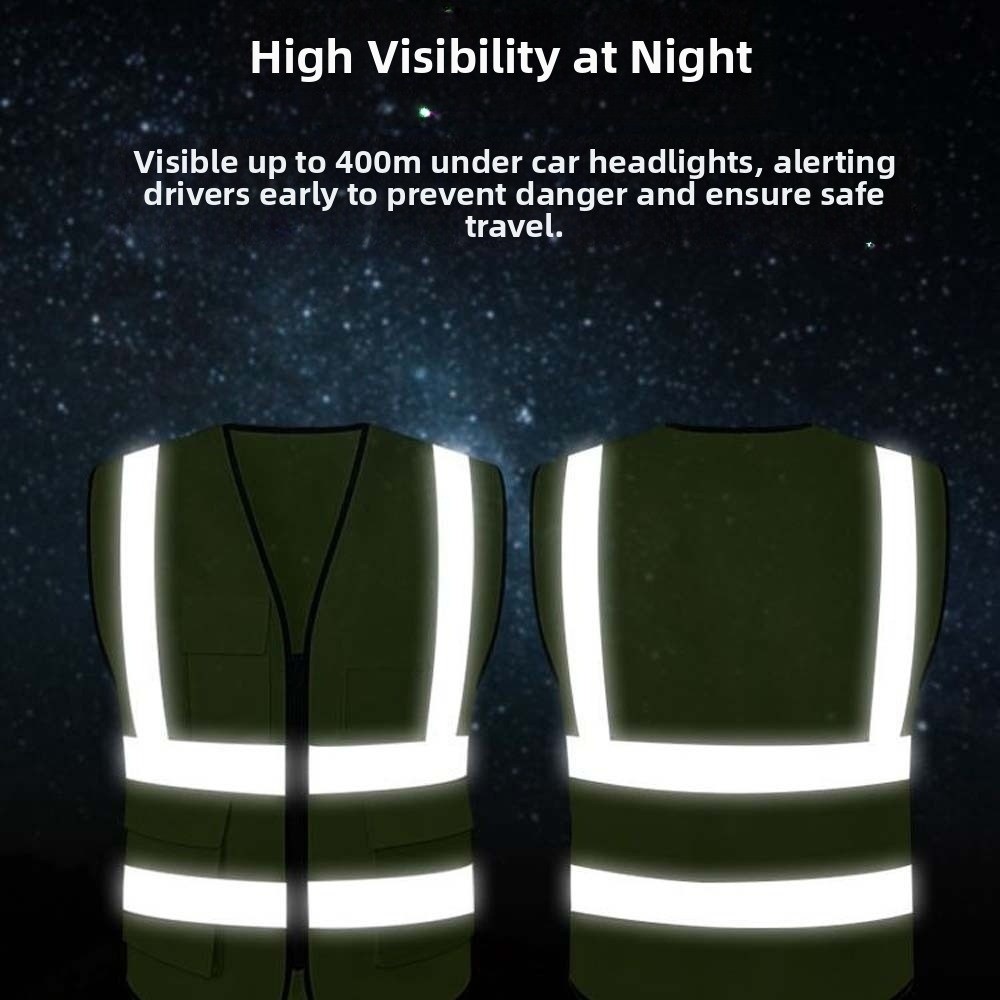 Reflective Running Gear Vest - Kamizelka odblaskowa o wysokiej widoczności, uniwersalny