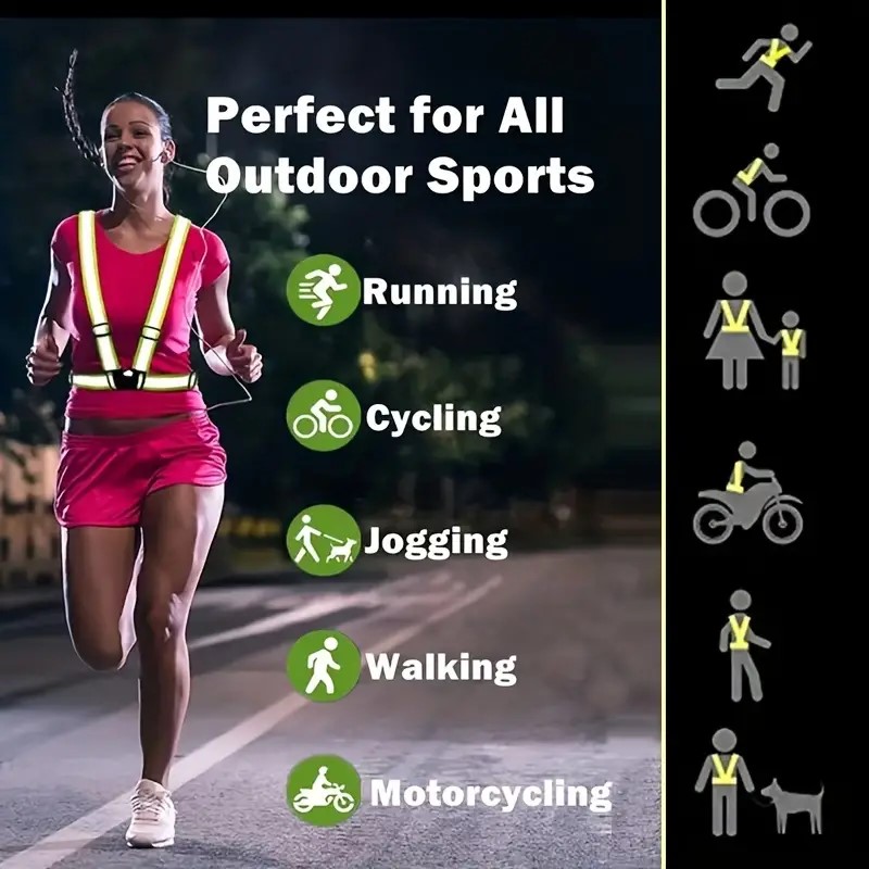 Kamizelka odblaskowa do biegan – Reflective Running Gear Vest recenzja i cena