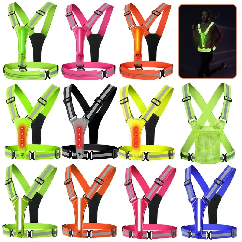 Kamizelka odblaskowa LED do bi – Reflective Running Gear Vest recenzja i cena
