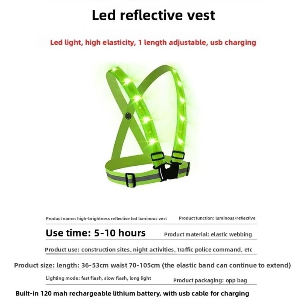 Nowa poliestrowa kamizelka bez – Reflective Running Gear Vest recenzja i cena