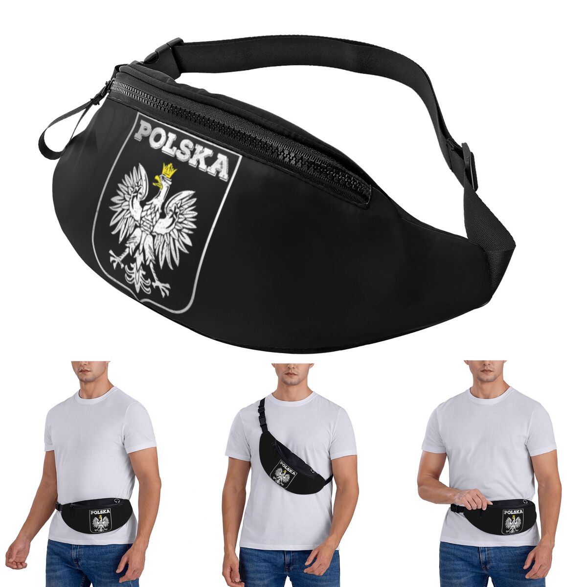 Torba biodrowa crossbody z log – Running Gear Logos recenzja i cena