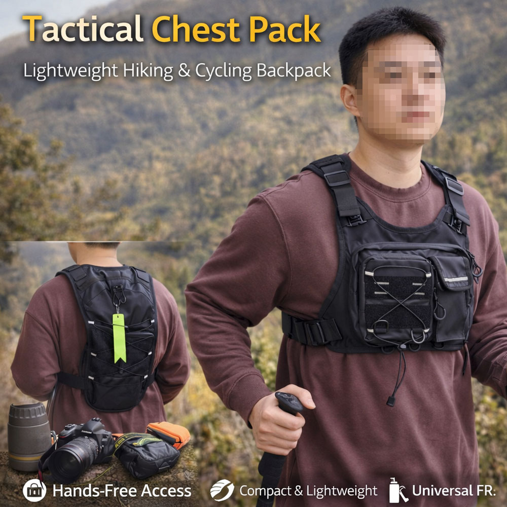 Torba taktyczna na klatkę pier – Reflective Running Gear Vest recenzja i cena